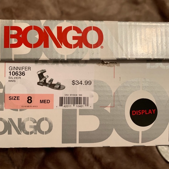 Bongo Silver Gladiator Sandal. Women’s sz 8 (used) - Picture 5 of 5